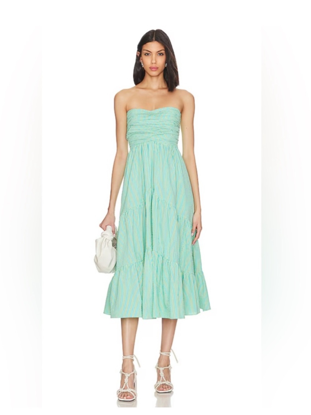 Cinq a sept Tiered Midi Dress